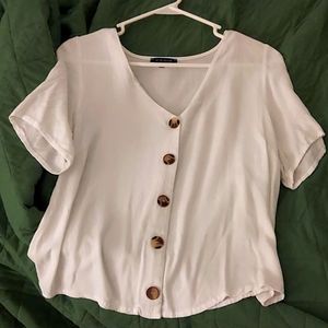 White v neck lightly used